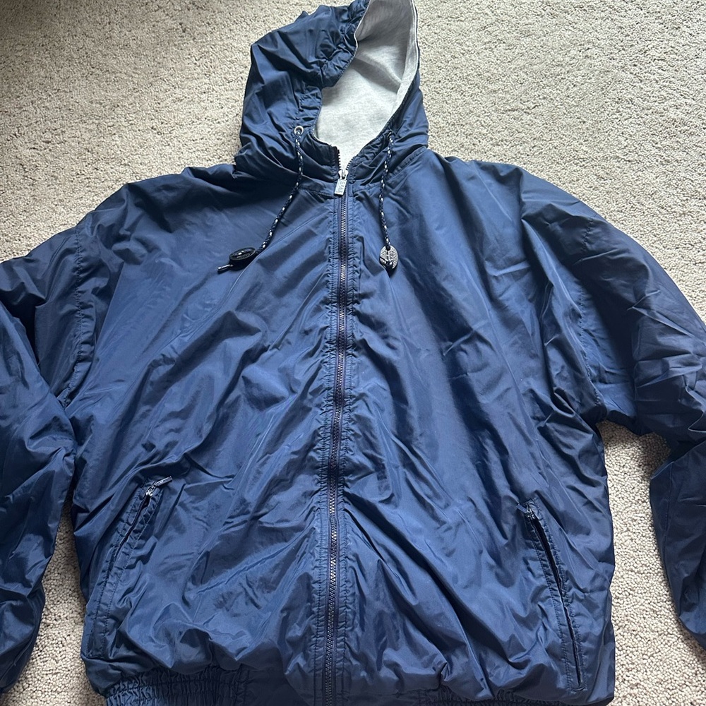 Iowa State Navy Jacket with Red Lettering - Picture 2 of 4
